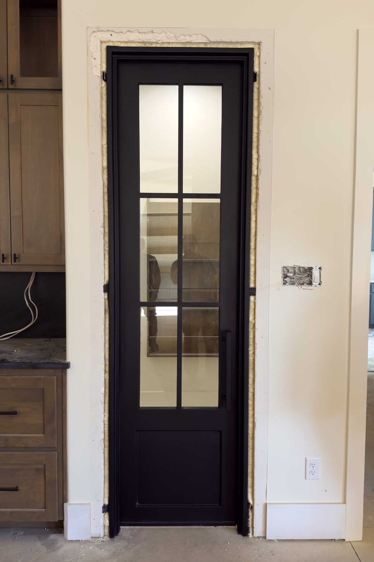 Before iron door restoration