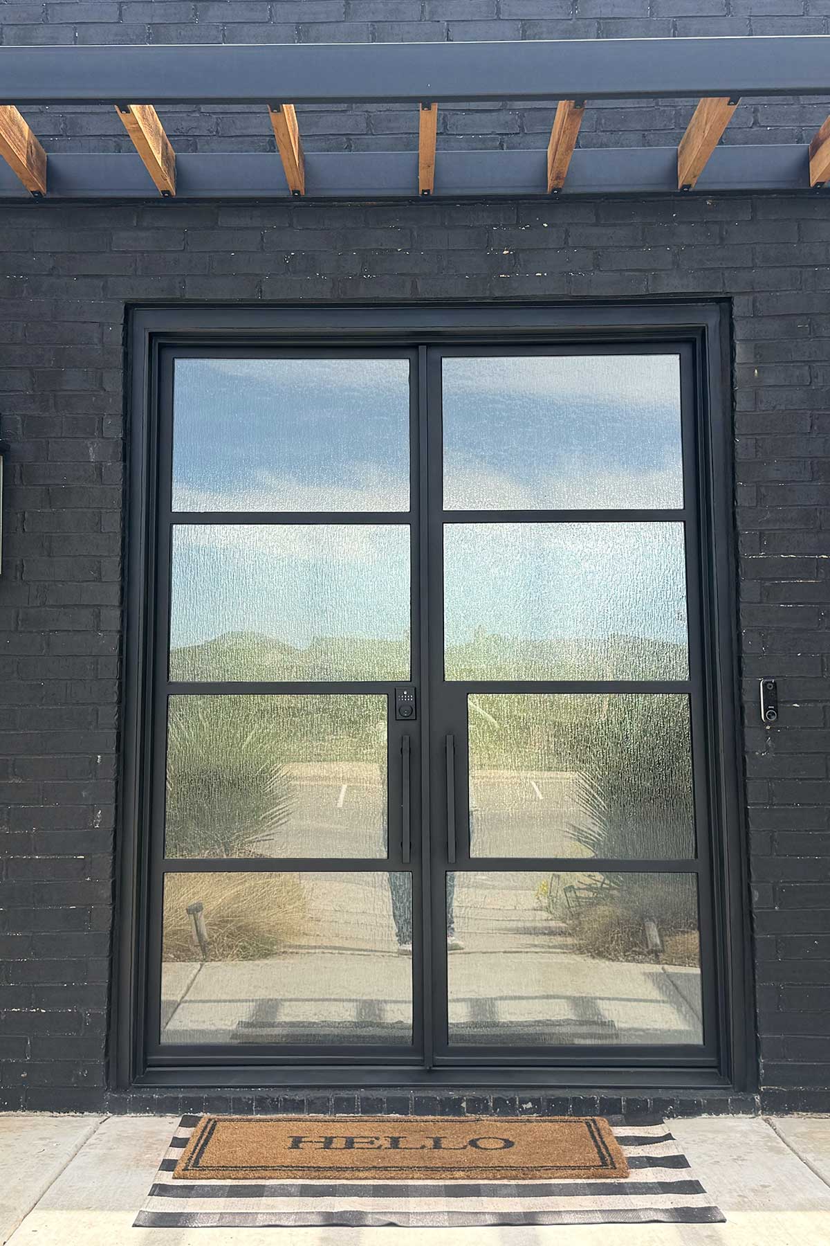 After iron door restoration