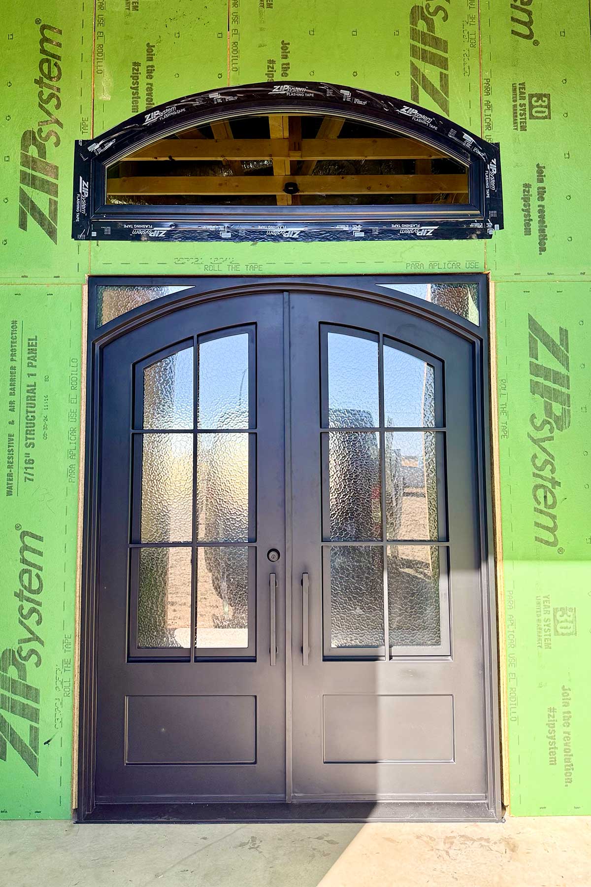 Before iron door restoration