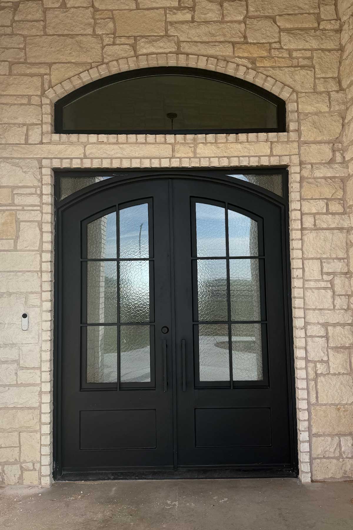After iron door restoration