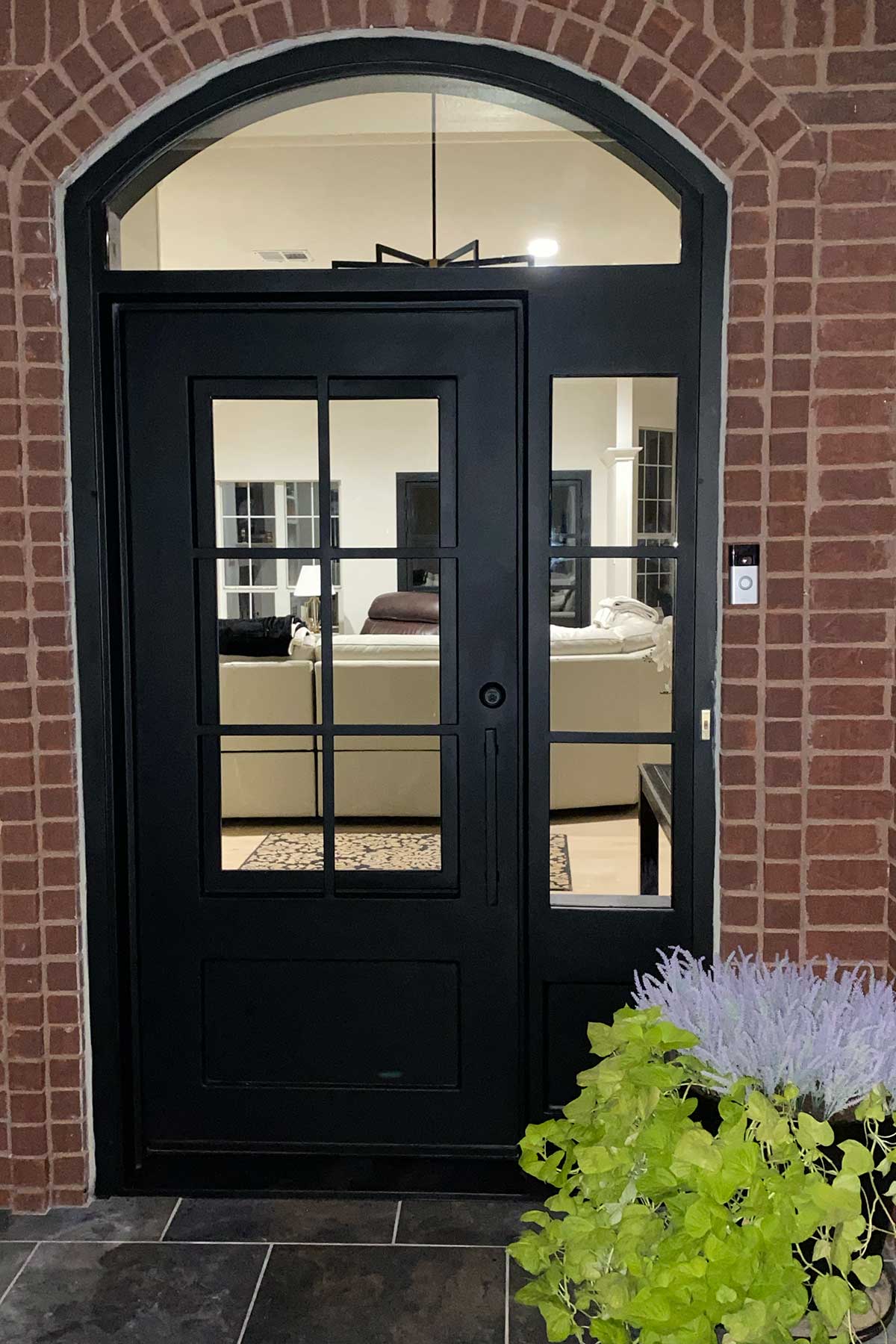 After iron door restoration