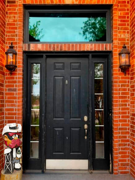 Before iron door restoration