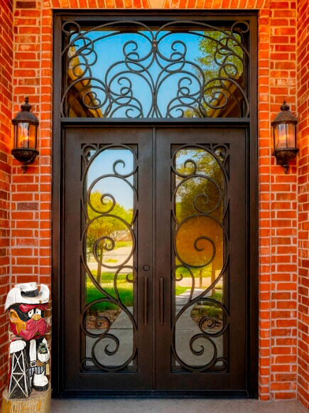 After iron door restoration
