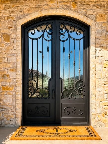 After iron door restoration